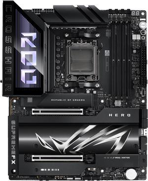 ASUS ROG CROSSHAIR X870E HERO - Motherboard - ATX - Socket AM5 - AMD X870E Chipset - USB4, USB 3.2 Gen 2, USB-C 3.2 Gen2