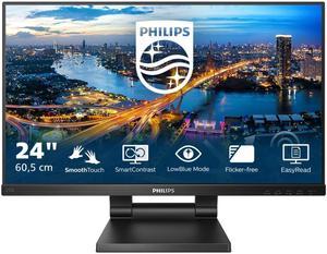 Philips 242B1TC - LED monitor - 24" (23.8" viewable) - touchscreen - 1920 x 1080 Full HD (1080p) @ 75 Hz - IPS - 250 cd/