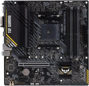 ASUS TUF GAMING A520M-PLUS II - Motherboard - micro ATX - Socket AM4 - AMD A520 Chipset - USB 3.2 Gen 1 - Gigabit LAN - ASUS TUF GAMING A520M-PLUS II - Motherboard - micro ATX - Socket AM4 - AMD A520 Chipset - USB 3.2 Gen 1 - Gigabit LAN -