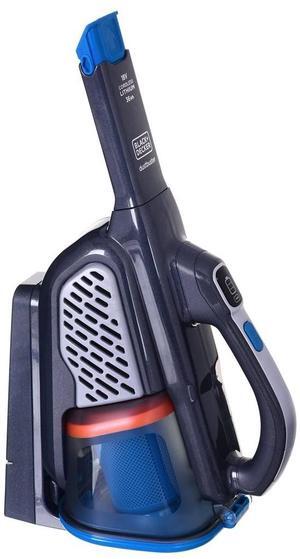 Black & Decker BHHV520BF handheld vacuum Black, Blue, Silver Bagless