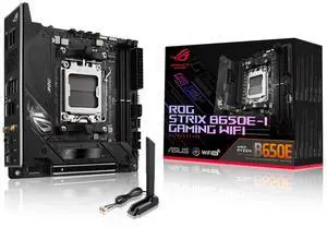 ASUS ROG Strix B650E-I Gaming WiFi - Motherboard - mini ITX - Socket AM5 - AMD B650 Chipset - USB 3.2 Gen 1, USB 3.2 Gen ASUS ROG Strix B650E-I Gaming WiFi - Motherboard - mini ITX - Socket AM5 - AMD B650 Chipset - USB 3.2 Gen 1, USB 3.2 Gen