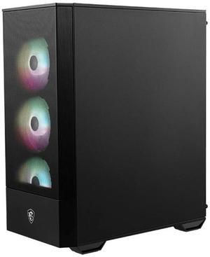 MSI MAG Forge 112R Midi Tower Black, Transparent