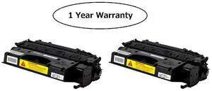 Search4Toner Compatible Replacement HP CE505X, 05X, 2PK, P2050, P2055, Lower Cost Alternative to Name Brand, Overall Defect Rates Less Than 1%, 100% Satisfaction Guaranteed
