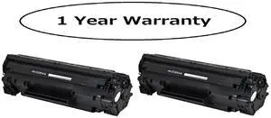 Search4Toner Compatible Replacement HP CE285A, 85A, 2PK, Lower Cost Alternative to HP Brand, Overall Defect Rates Less Than 1%, 100% Satisfaction Guaranteed