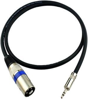 New XLR 3.5 audio cable microphone cable 3.5 turn card 3.5 3.5 mm TRS for DV camera/ microphone mic (1pcs)