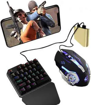 Mobile Phone Game Controller Mouse Keyboard Battledock Converter