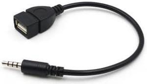 1Pcs 1 Female to 2 3.5mm Male Plug Y Splitter Cable Stereo Mic Audio Adapter Cord 2in1 Microphone Wire for Earphone/Tablet/Computer