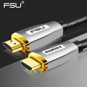 3D 4K Ethernet HDMI to HDMI cable Connector 1m 2m 3m HDMI 2.0 cable 1080P Metal head Adapter for PC HDTV Projector computer