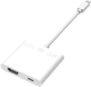 1080P 60Hz AV Converter for Lightning to HDMI Full HD Audio Video Adapter Cable for iPhone X 8 7 iPad iPod to TV HDTV Display