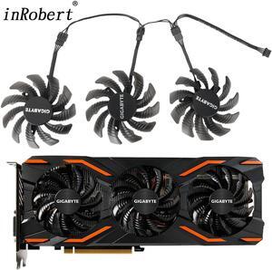 75MM Cooler Fan T128010SU For Gigabyte GeForce GTX 1060 1070 1080 Ti G1 1070Ti 1080Ti Graphics Video Card Cooling Fans