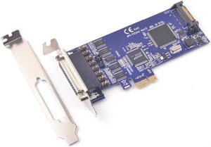 PCI-e to 4 Ports RS232 Serial with TTL /5V/12V option PCIE I/O Card Resettable Fuse Chip SystemBase 16C1054