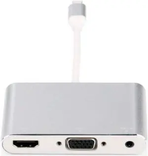 For Lightning to HDMI VGA Jack Audio TV Adapter Cable For iPhone X iPhone 8 7 7 Plus 6 6S For iPad