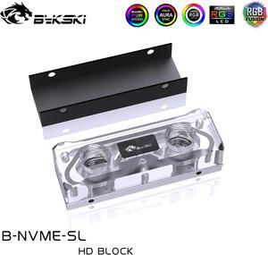 Water Block for 2280 /22110 PCI-E /SATA M.2 M2 SSD /Solid State Drive Hard Disk Radiator Nvme Heatsink Cooling /B-NVME-SL