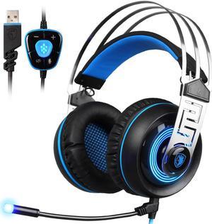 A7 7.1 Stereo Surround Gaming Headset Headband Mic Headphone 18dec27