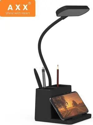 AXX LED Table Lamps Dimmable Study Desk Lamps Children Kids USB Rechargeable Bright Reading Desk Light Bedroom Small Night Light