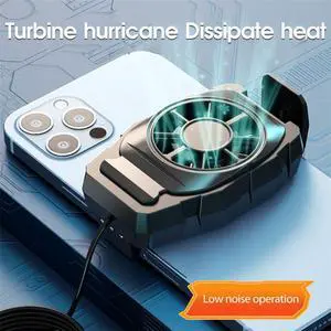 Portable Mobile Phone Radiator Phone Cooling Fan Case For ABS Phone Cooler Phone Cooling Fan Case Mobile Phone Cooler
