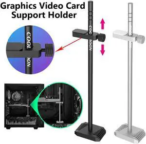 COOLMOON VT192 Aluminum Graphics Card Support Stand PC Case Video Card Holder Bracket Desktop Computer Chassis Cooling GPU Stand
