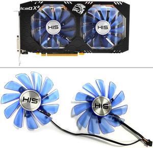 2PCS 95MM 4PIN FDC10U12S9-C CF1010U12S GPU Fan For XFX RX 580 Ice QX2 OC RX590 HIS RX580 IceQ RX570 Graphics Card Cooling fan