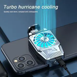 Mini Universal Phone Radiator Cooling Fan Turbo Hurricane Game Cooler Phone Cooling Radiator for iPhone Samsung Xiaomi HUAWEI