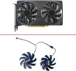 2pcs DIY FAN 85MM FD7010H12S GTX1060 GPU FAN For Manli GTX 1060 Gallardo OC Cooling Fans