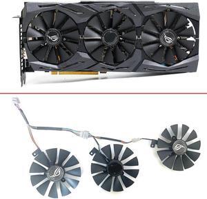Original 3PCS 87MM 7pin T129215SH T129215SL STRIX-RTX 2060 GPU Fan For ASUS ROG-STRIX-RTX 2060 2070-O8G-GAMING RTX2060 RTX 2070