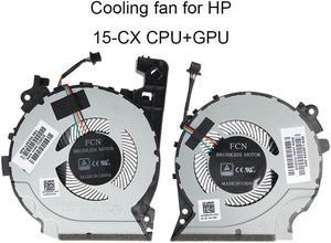 Computer Fans CPU GPU Cooling Fan For HP Pavilion 15-CX CX0049NR CX0071 CX0061 L20334 L20335 001 TPN-C133 Laptop Cooler Radiator