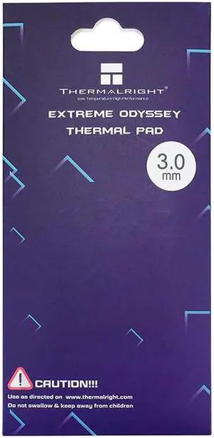 Extreme Odyssey Thermal Pad,Non-Conductive GPU Card Water Cooling Thermal Mat 12.8W/mk 85x45x3.0mm Extreme Odyssey Thermal Pad,Non-Conductive GPU Card Water Cooling Thermal Mat 12.8W/mk 85x45x3.0mm