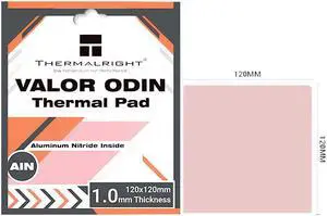 VALOR ODIN Thermal Pad 15w/mk For Notebook,Chip,Graphics Card,Nitride Compound Silicone Pad 120x120x1.0mm VALOR ODIN Thermal Pad 15w/mk For Notebook,Chip,Graphics Card,Nitride Compound Silicone Pad 120x120x1.0mm