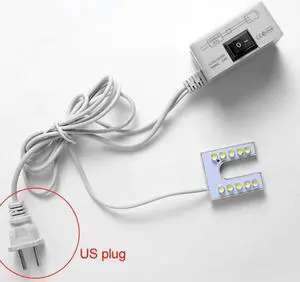 LED Lamp Sewing Machine Lamp Ultra-High Brightness Bendable Gooseneck Eye Protection Magnet Base Lathe Lamp Industrial Lamp