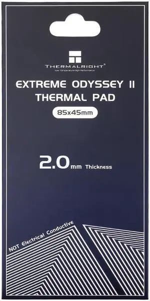 Extreme Odyssey 2nd Generation Thermal Pad 14.8W/MK Silicone Pad thermal pad CPU/GPU Graphics Card Motherboard Thermal Pad 85x45x2.0mm Extreme Odyssey 2nd Generation Thermal Pad 14.8W/MK Silicone Pad thermal pad CPU/GPU Graphics Card Motherboard Thermal Pad 85x45x2.0mm