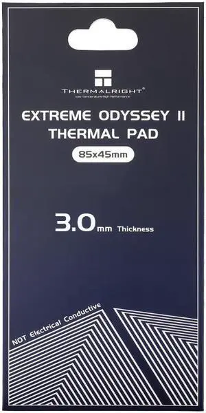 Extreme Odyssey 2nd Generation Thermal Pad 14.8W/MK Silicone Pad thermal pad CPU/GPU Graphics Card Motherboard Thermal Pad 85x45x3.0mm Extreme Odyssey 2nd Generation Thermal Pad 14.8W/MK Silicone Pad thermal pad CPU/GPU Graphics Card Motherboard Thermal Pad 85x45x3.0mm