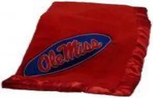 Ole MIss Satin Baby Blanket