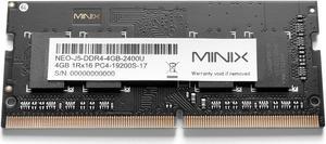 4GB DDR4 Memory for MINIX NEO J50C-4, 2400MHz,260pin DIMM,DDR4 JEDEC,2400U-4GB, 1R*16 PC4-19200S-17,sold by MINIX TECHNOLOGY LIMITED