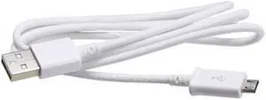 White OEM USB Cable Rapid Charge Power Wire Sync N7Y for Samsung Galaxy Tab S2 NOOK 8.0 (SM-T710) - Verizon Ellipsis 7 8