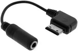 3.5mm Female to S20-Pin Headset Adapter Headphone Jack Converter A3L for Samsung A177 A777, Behold T919, Blackjack 2 i617, Comeback T559, Gloss U440, Gravity 2 T469 T459, Highlight T749