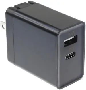 30W 2-Port USB Home Wall Travel Charger with PD Quick Type-C [USB-C] Port Travel Compatible With Samsung Galaxy Note8 Note Edge 5 4 3, J7 (2018) Refine, J5 J3