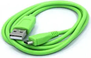 Green 3ft USB Cable Rapid Charger Sync Power Wire Micro-USB Data Cord Supports Compatible With Samsung Galaxy J7 (2018) Refine