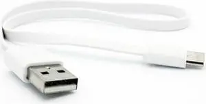 White Short 1ft Flat USB Cable Charge Power Wire Sync Flat Cord Compatible With Huawei Mate SE