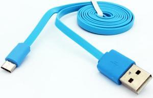 Blue 6ft Long USB Cable Charge Power Wire Sync Data Cord Compatible With LG G Pad F2 (8.0)