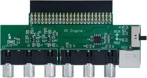 RGBS Video Booster Audio Signal Output Board for NEC PC Engine/TurboGrafx-16 Console