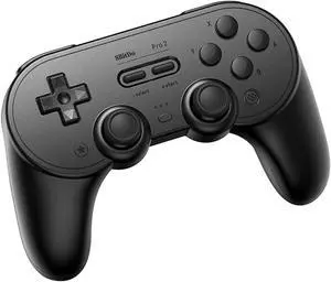 8Bitdo Pro2 Bluetooth Gamepad for Nintendo Switch/Windows/MasOS/Android/Steam/Raspberry Pi Black Edition
