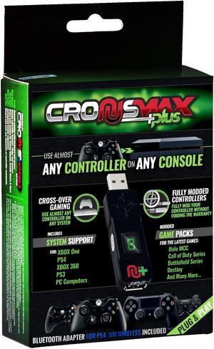 CronusMax Plus Cross Cover Gaming Adapter for PS4 PS3 Xbox One Xbox 360 Windows PC 2017 Version with Add On Pack +USB Sound Card + Bluetooth 4.0 Adapter