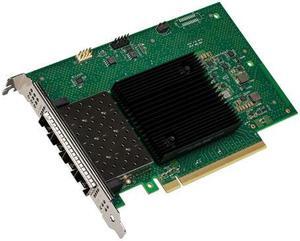 Dell 540-BDDR Intel E810 Quad Port 10/25GbE SFP28 PCIe Full Height Adapter