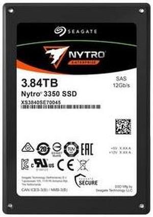 SEAGATE XS3840SE70045 Nytro 3350 3.84tb Sas-12gbps 3d Etlc 2.5-inch 15mm Solid State Drive.
