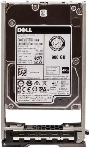 Dell 049RCK 900GB 15K 4Kn SAS 12Gbps 2.5in Hot-Plug drive