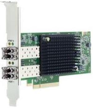 Dell 4VDY3 LPE35002 Dual Port Host Bus Adapter With Standard Bracket - Card Only - Plug-In Card - PCI Express 4.0 x8 - 32 Gbps - Fibre Channel