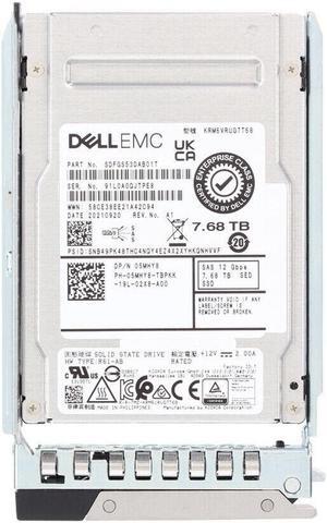 Dell 5MHY8 7.68TB SSD vSAS Read-Intensive SED 512e 2.5in Hot-plug