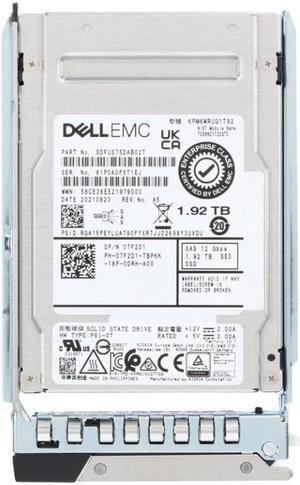 Dell 7F2D1 1.92TB SED SAS-12Gbps 2.5-Inch Read Intensive 1Dwpd SSD