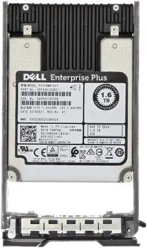 Dell Compellent 9NFG9 1.6TB SAS-12Gbps 2.5" Write Intensive SSD