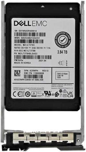 Dell CRNPH 3.84TB SAS 12G RI Tlc 2.5in SSD with kit